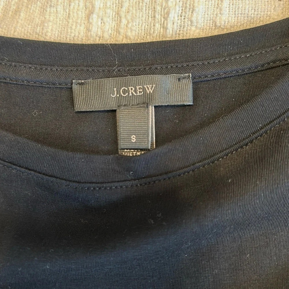 NWOT J Crew Black Knotted (back) Top, Size Small - Picture 6 of 6